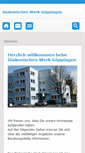 Mobile Screenshot of diakonie-goeppingen.de